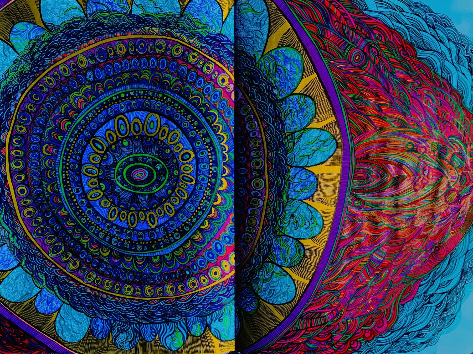 Dessin 25 issu de la recherche-création Dessiner l’attention de Juliette Savaëte